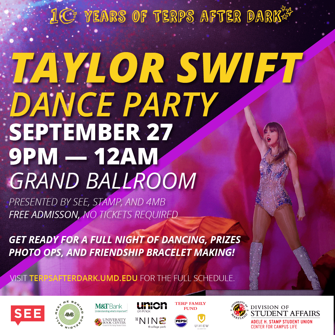 Terps After Dark: Taylor Swift Dance Party