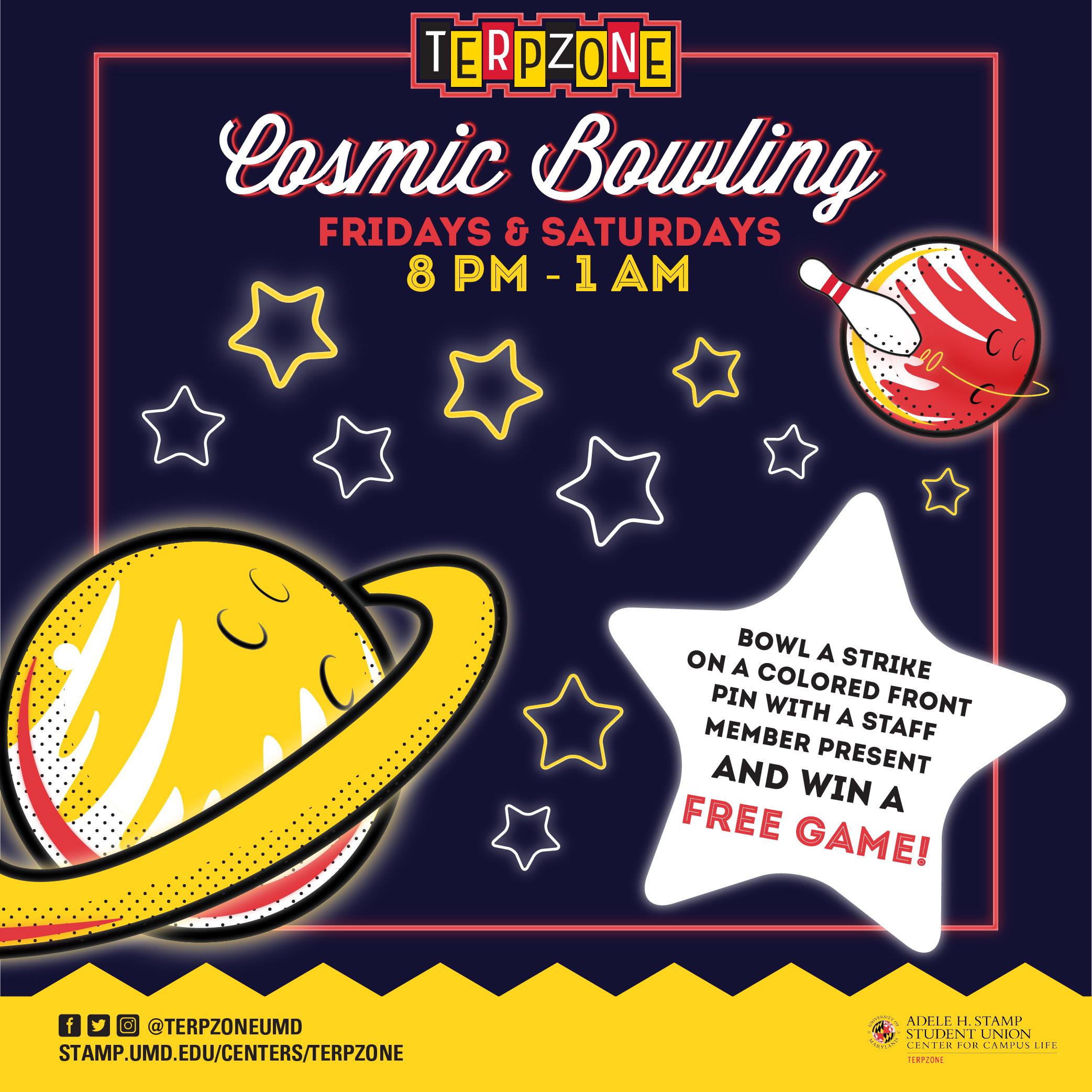 Portrait of Cosmic Bowling 