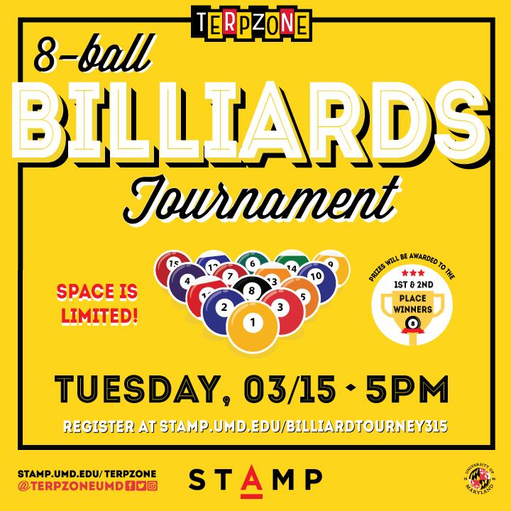 8 Ball Billiards Tournament Adele H Stamp Student Union