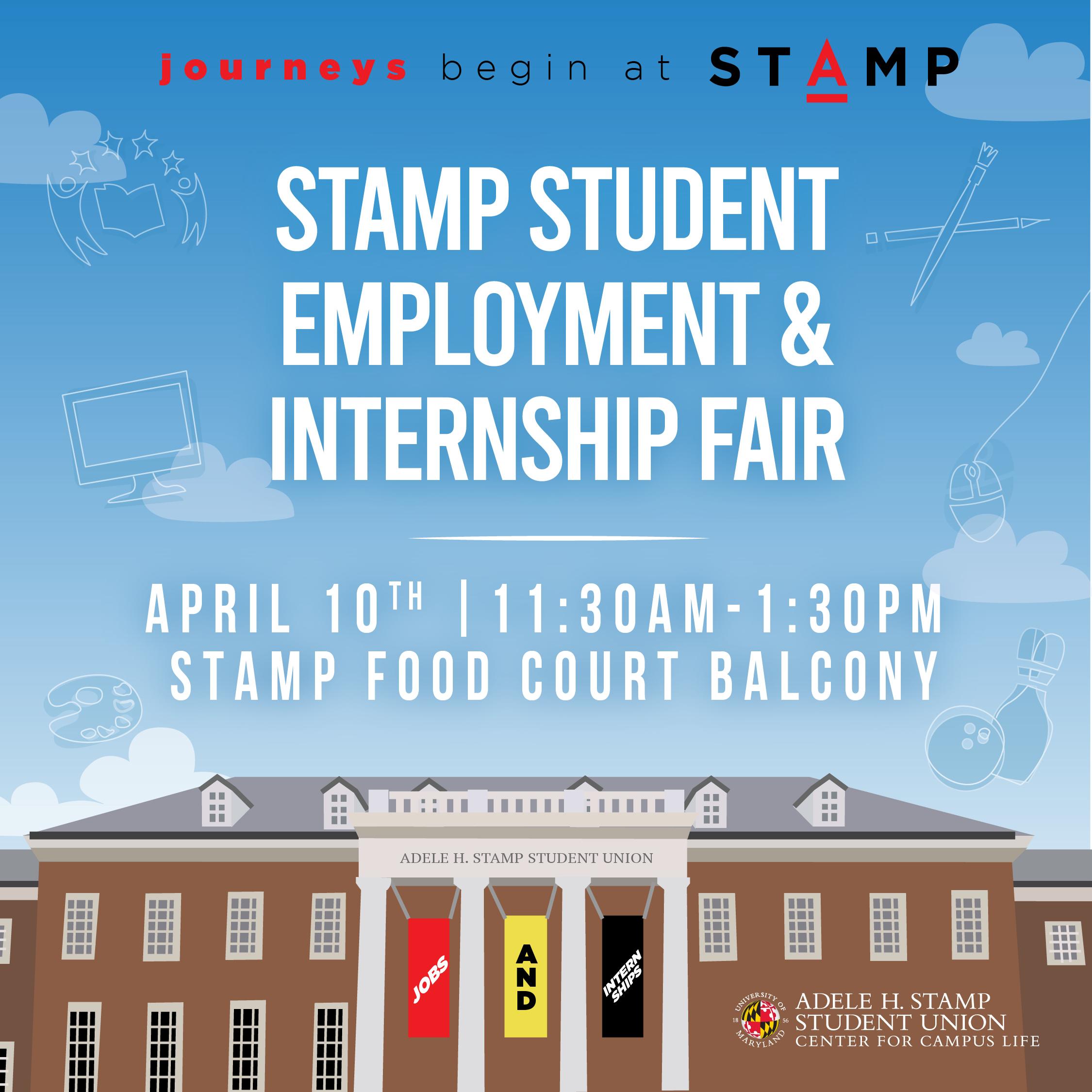 STAMP Student Employment Internship Fair Adele H Stamp Student Union