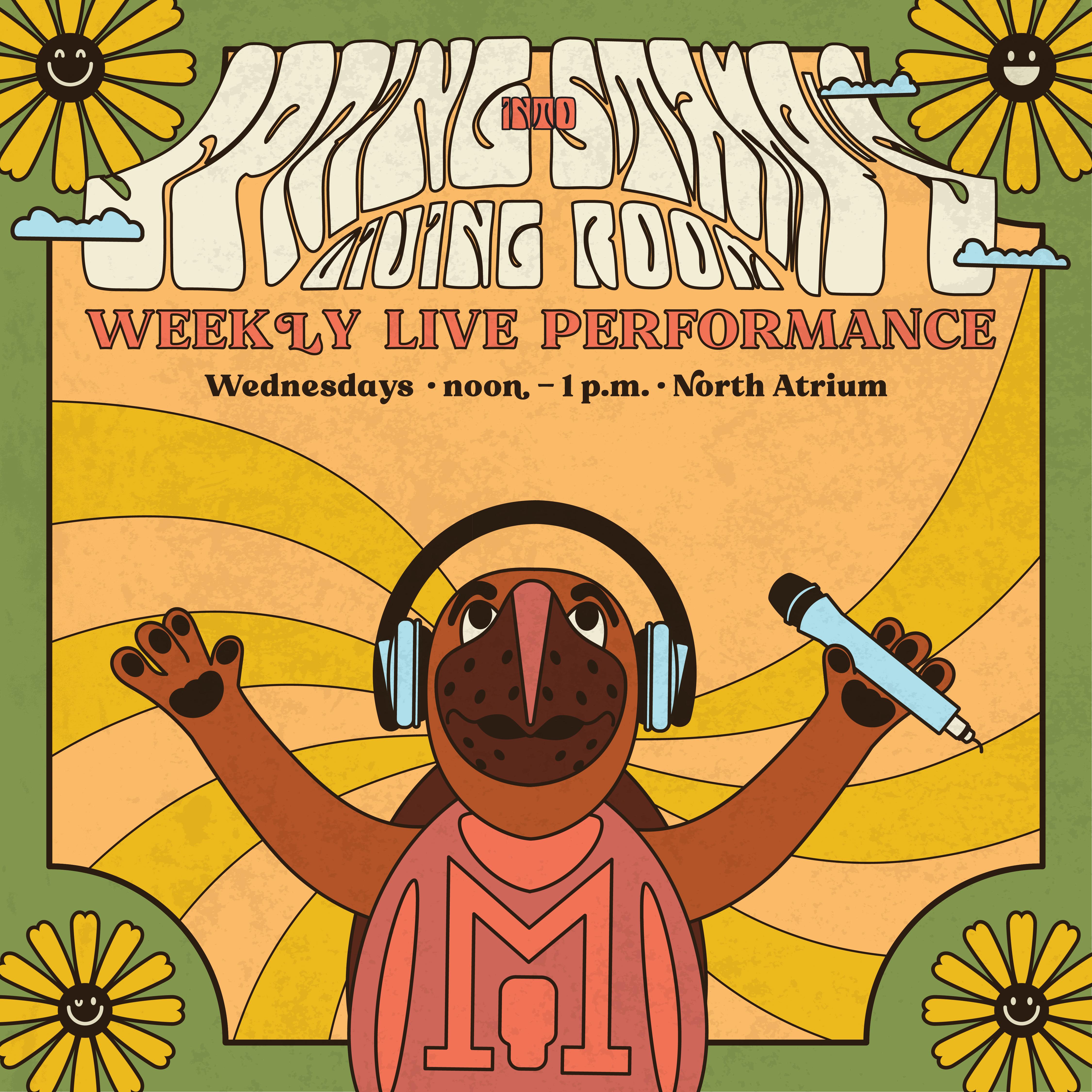 Portrait of Spring Into STAMP's Living Room