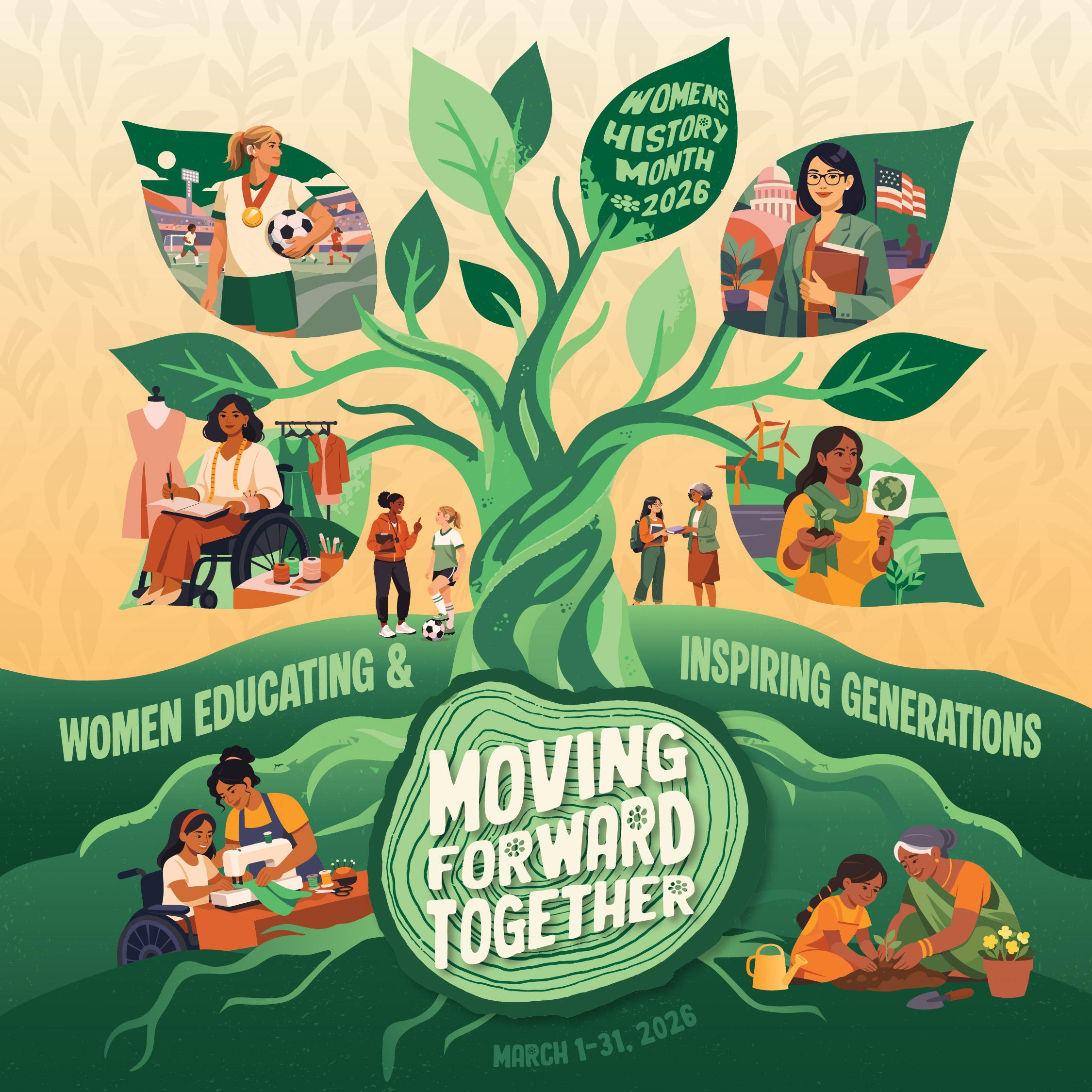 Portrait of Moving Forward Together: Women's History Month 2026