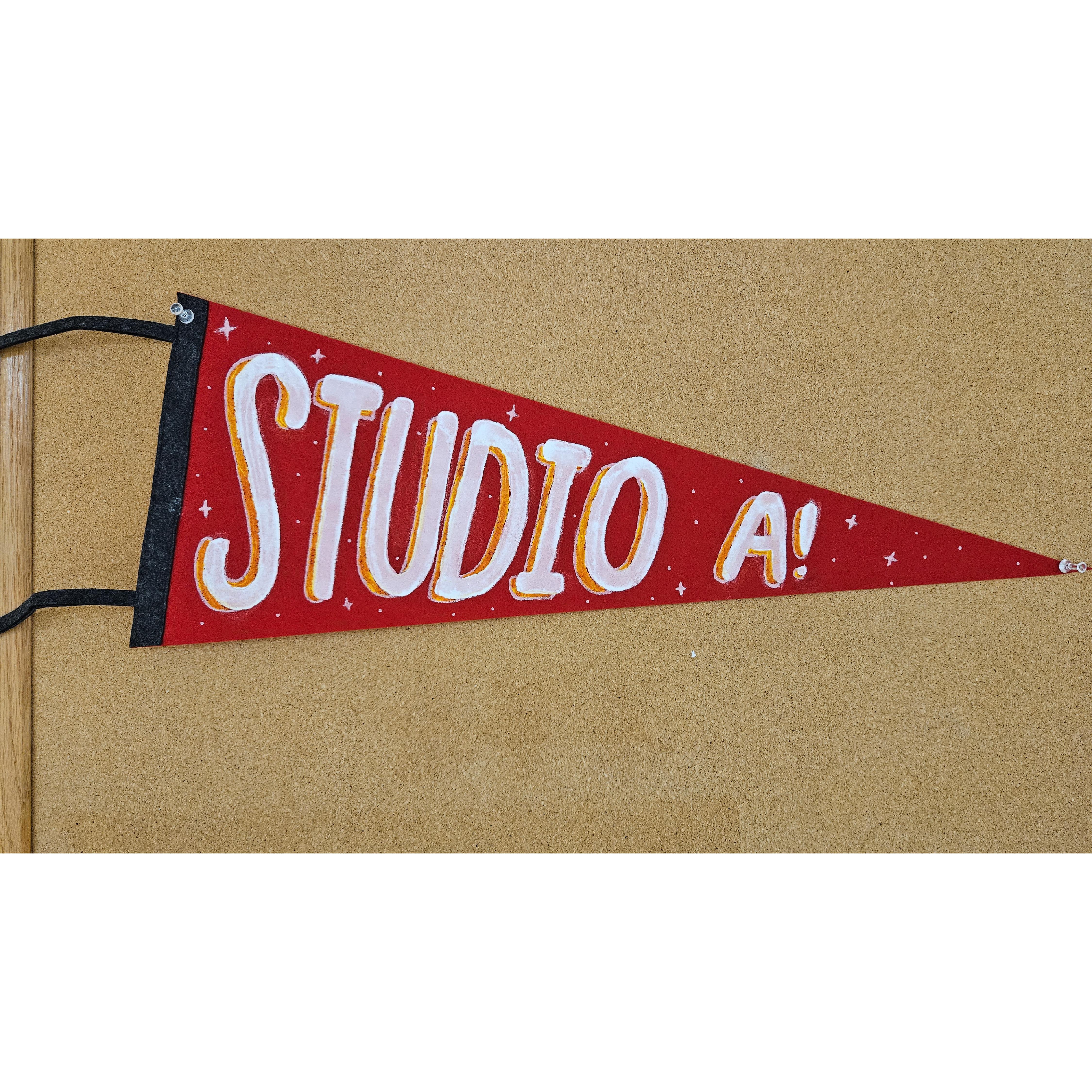Portrait of STAMP Study Zone Drop-In Craft: Pennant Painting