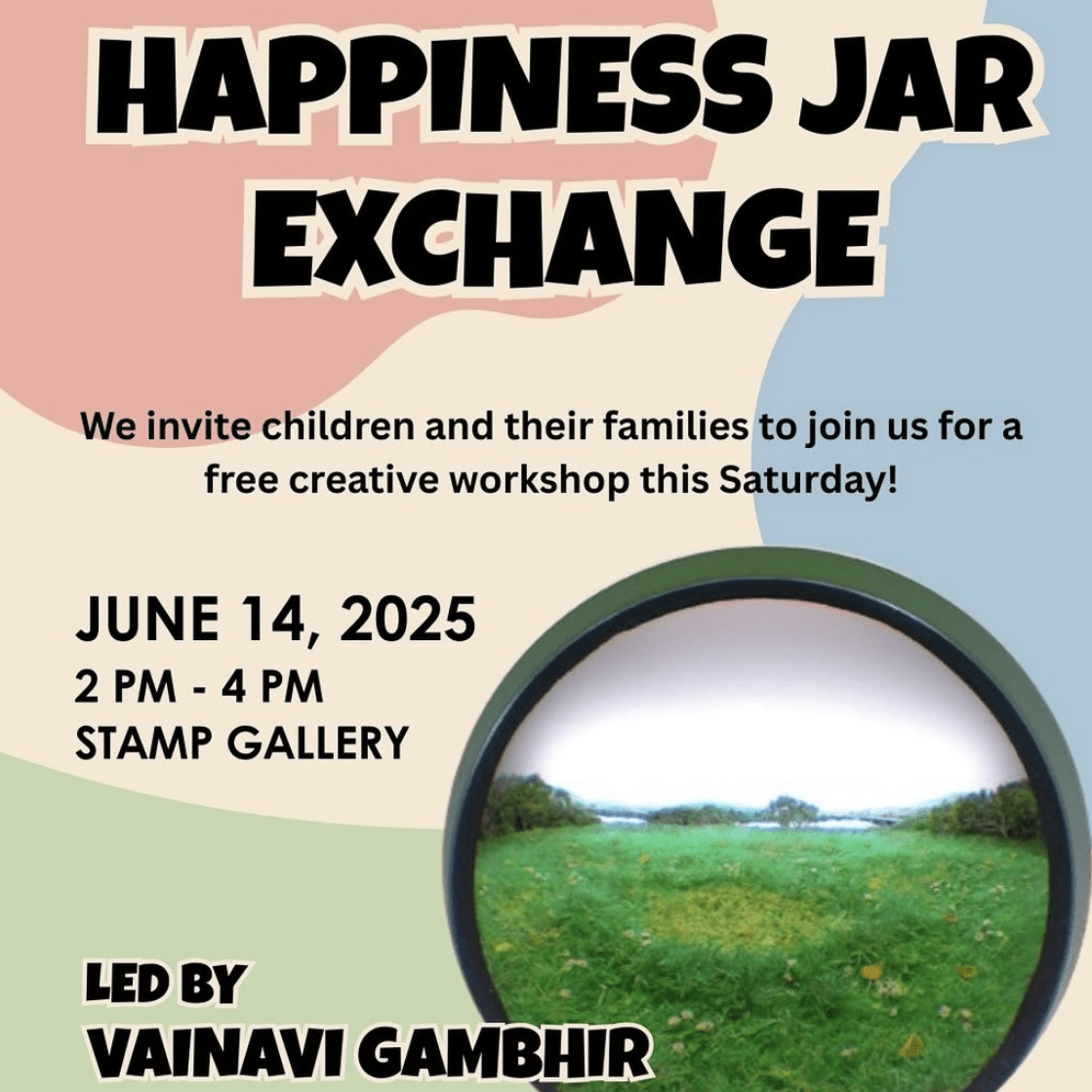Portrait of Family Saturday Arts at STAMP: Happiness Jar Exchange