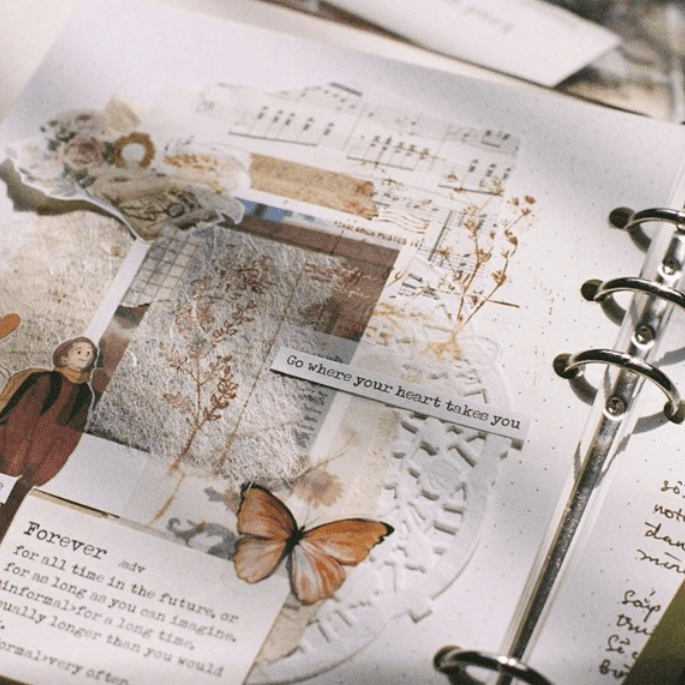 Portrait of Junk Journal Workshop—Create a Spread