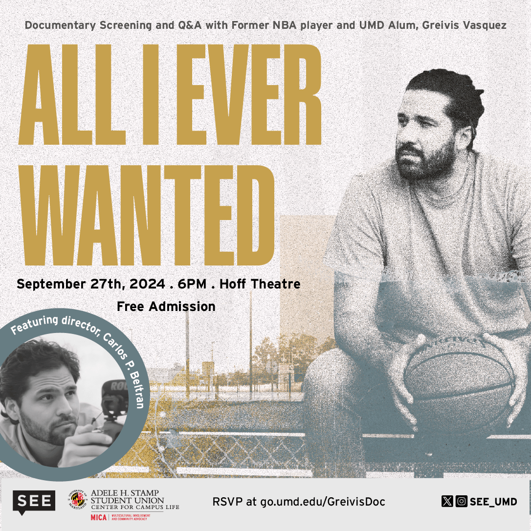 SEE & MICA Present: “All I Ever Wanted” Screening & Q&A with director Carlos P. Beltran